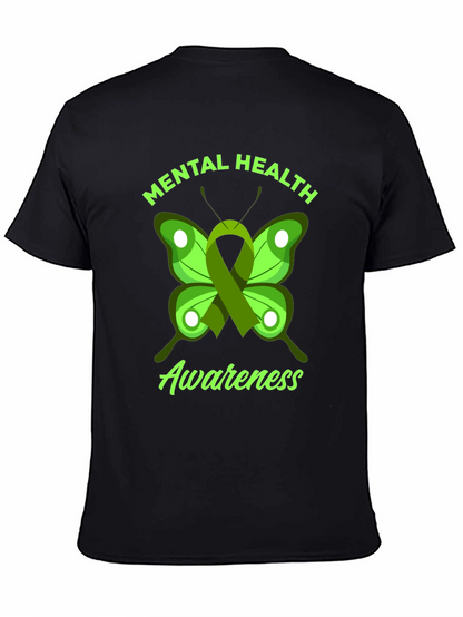 Mental Health Awareness Butterfly Graphic Tee