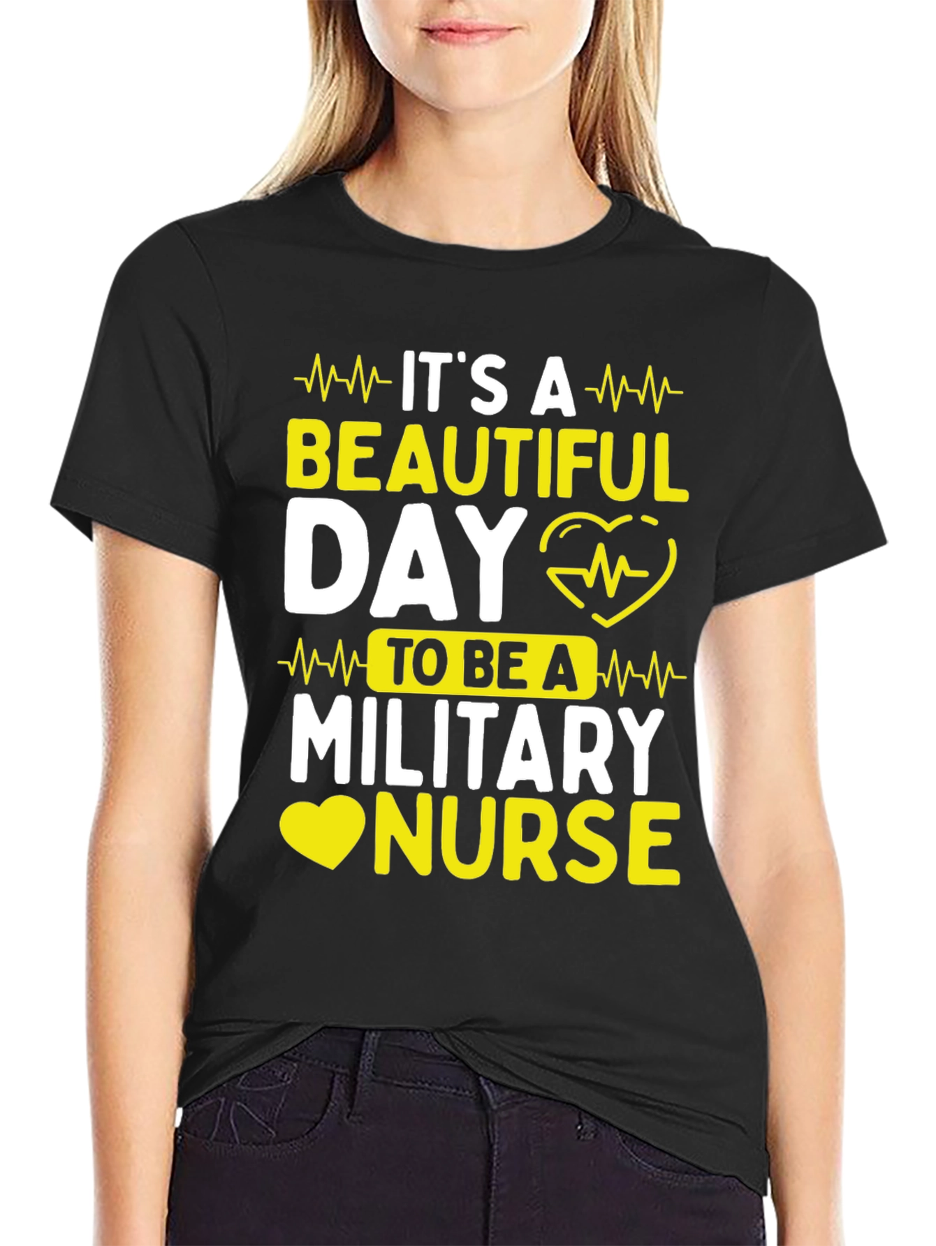Its a Beautiful Day Military Nurse T-Shirt