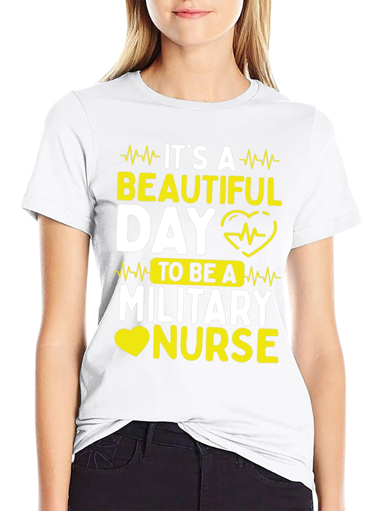 Its a Beautiful Day Military Nurse T-Shirt