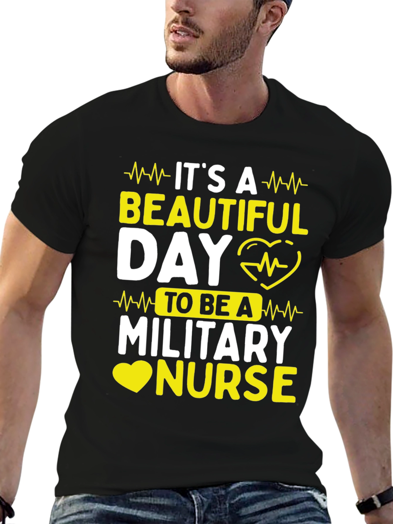 Its a Beautiful Day Military Nurse T-Shirt