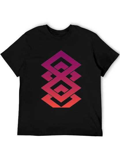 Geometric Gradient Tee - Modern Streetwear