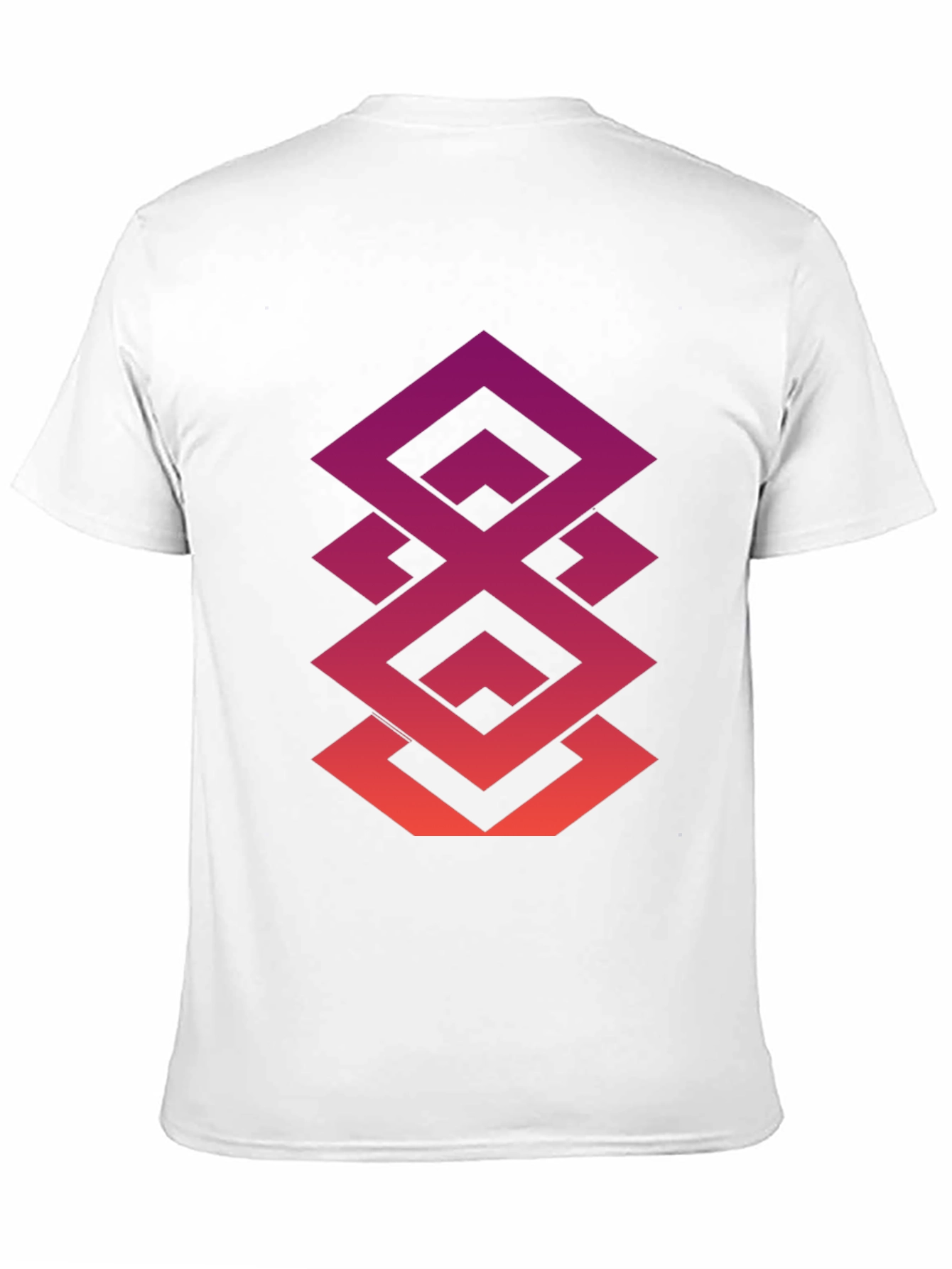 Geometric Gradient Tee - Modern Streetwear