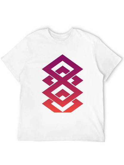 Geometric Gradient Tee - Modern Streetwear