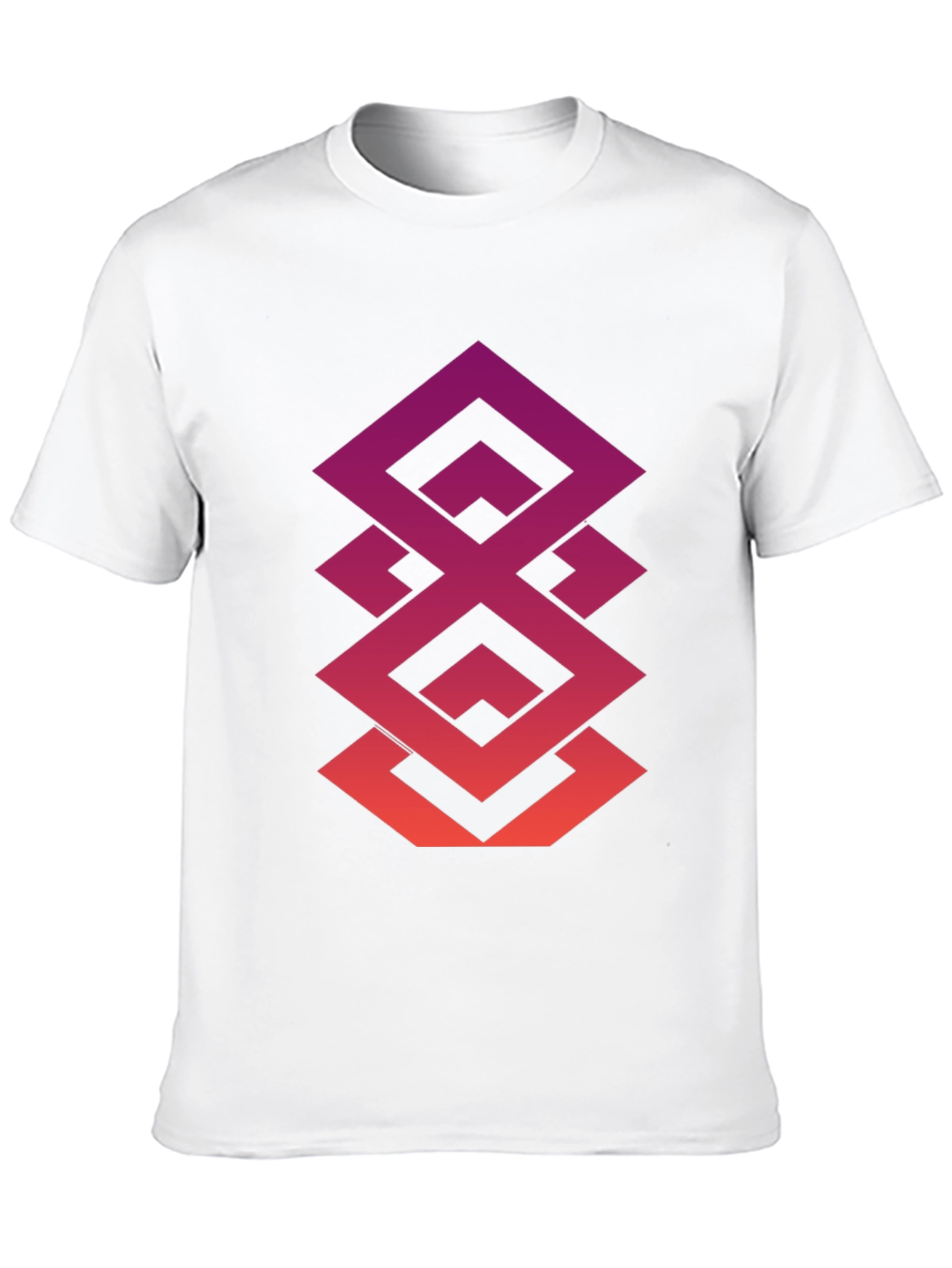 Geometric Gradient Tee - Modern Streetwear