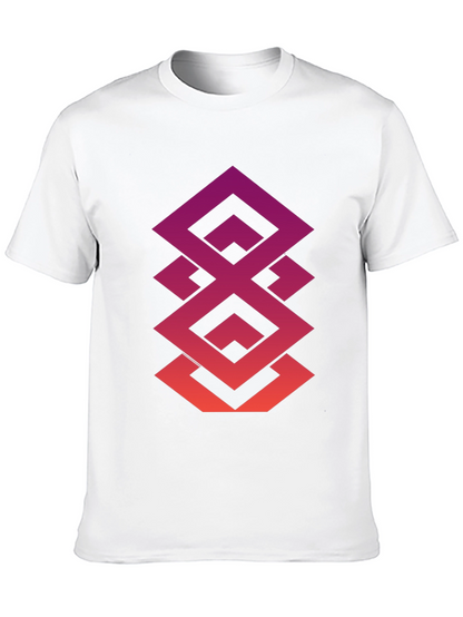 Geometric Gradient Tee - Modern Streetwear