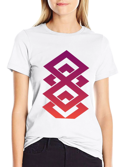 Geometric Gradient Tee - Modern Streetwear