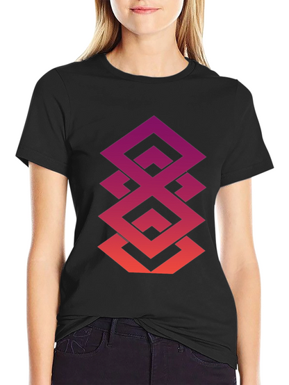 Geometric Gradient Tee - Modern Streetwear