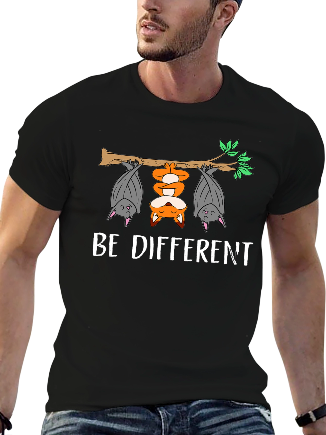 Be Different T-Shirt - Fox & Bats
