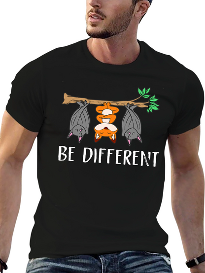 Be Different T-Shirt - Fox & Bats