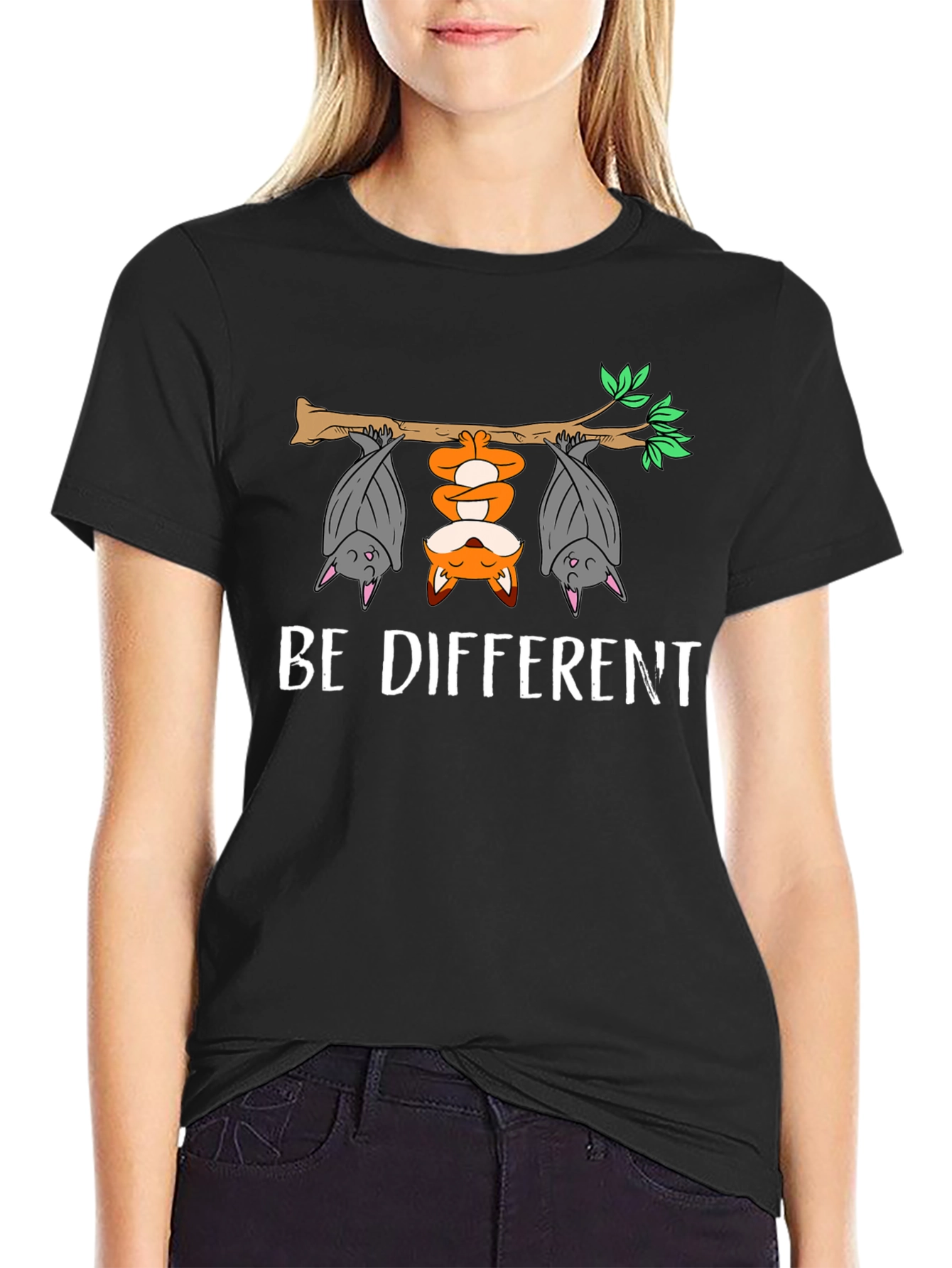 Be Different T-Shirt - Fox & Bats