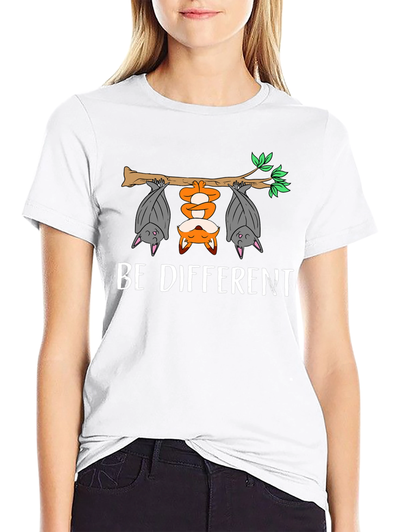 Be Different T-Shirt - Fox & Bats