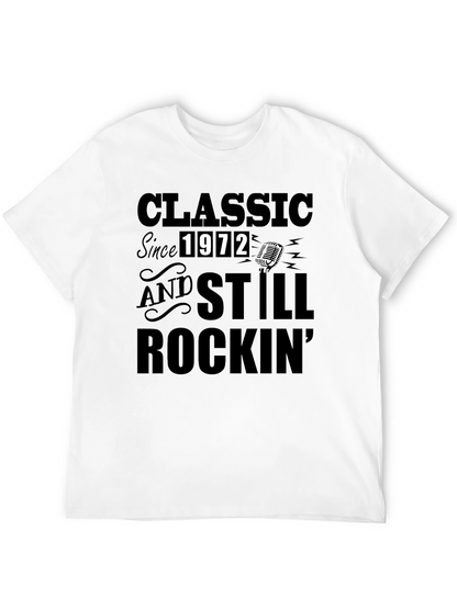 Classic Since 1972 Black Graphic T-Shirt