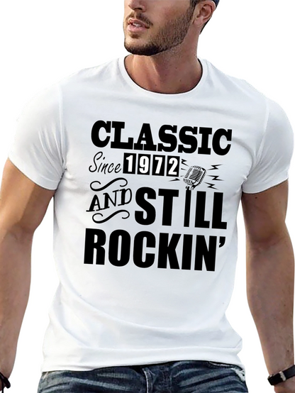 Classic Since 1972 Black Graphic T-Shirt