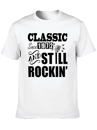 Classic Since 1972 Black Graphic T-Shirt