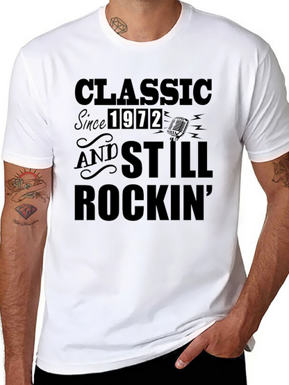 Classic Since 1972 Black Graphic T-Shirt