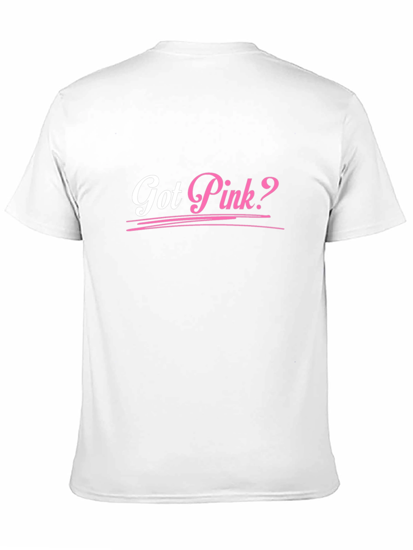 Got Pink? Black Cotton Graphic Tee Shirt