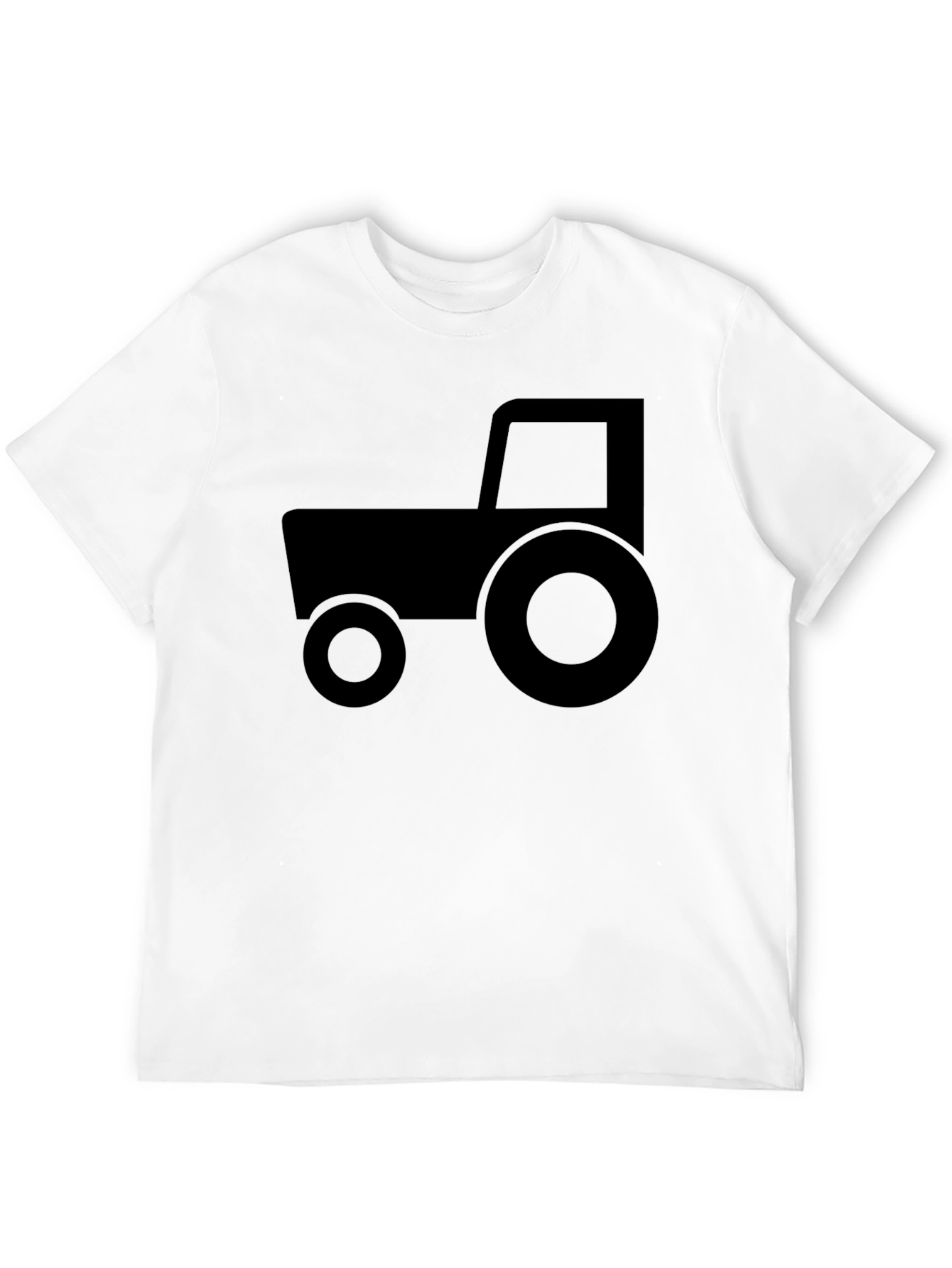 Black Tractor Graphic T-Shirt