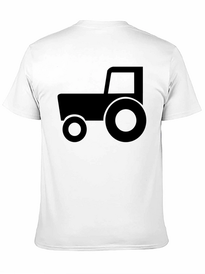 Black Tractor Graphic T-Shirt
