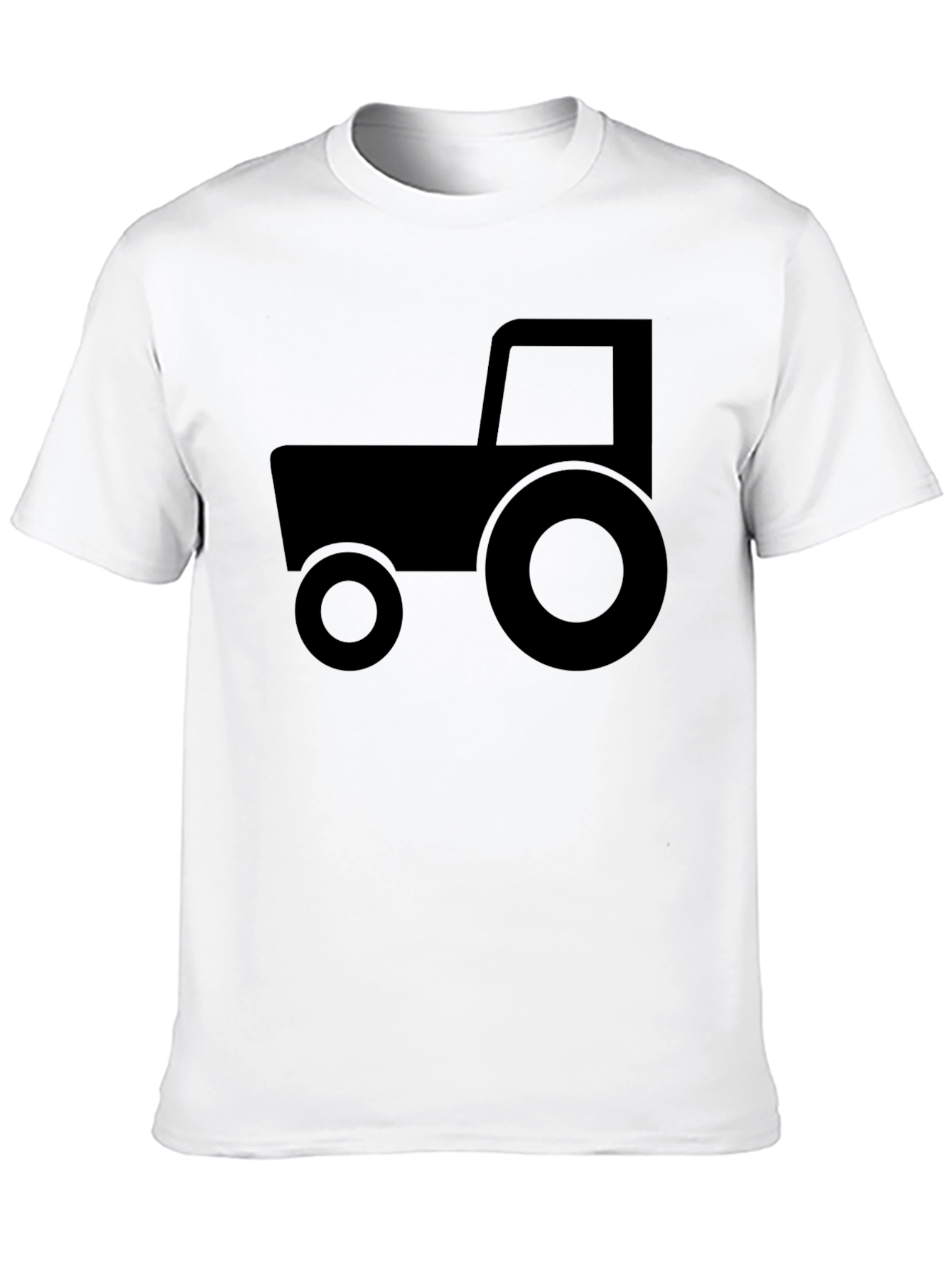 Black Tractor Graphic T-Shirt