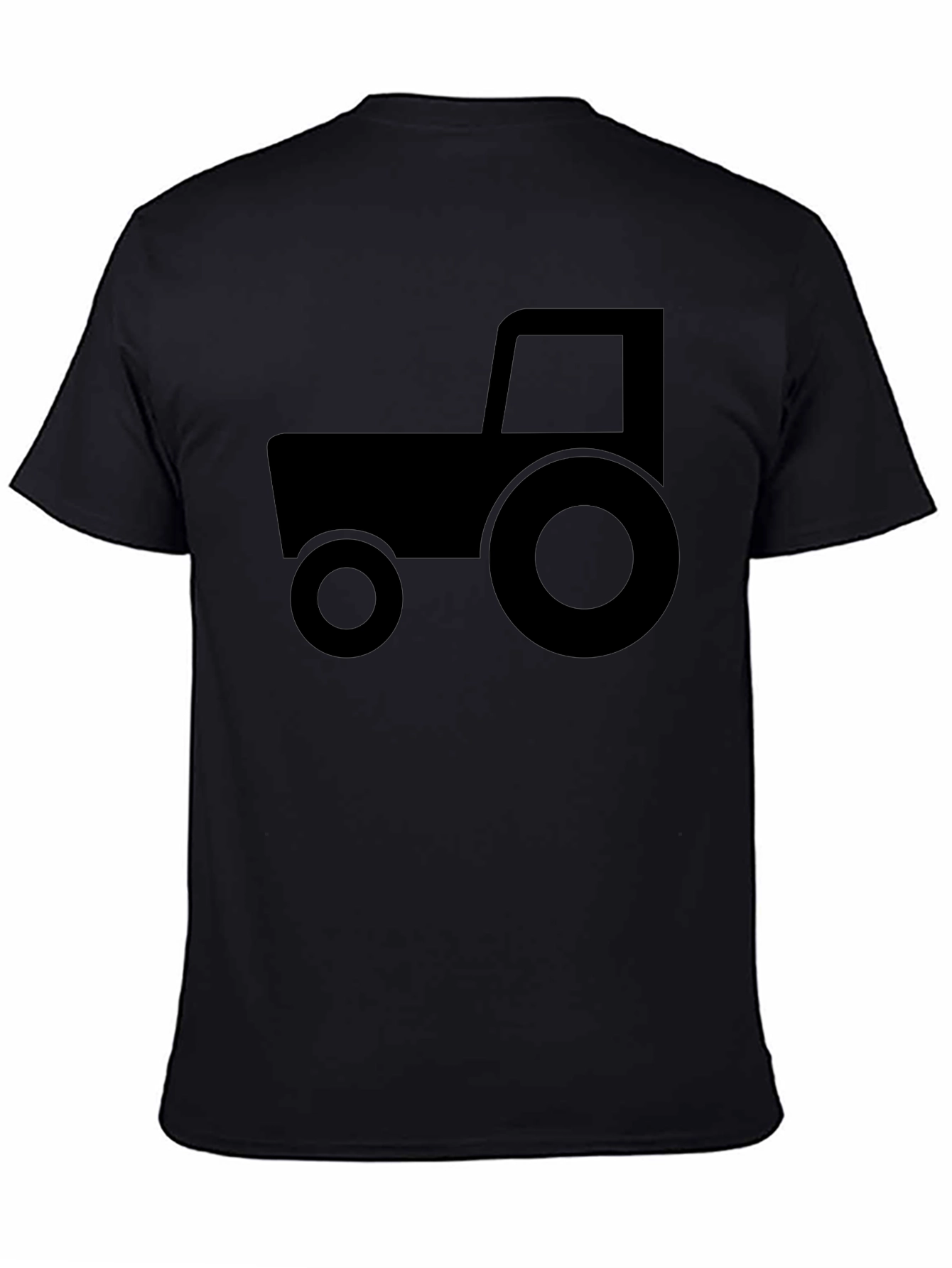 Black Tractor Graphic T-Shirt