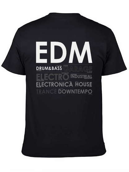 EDM Music Genres Graphic T-Shirt