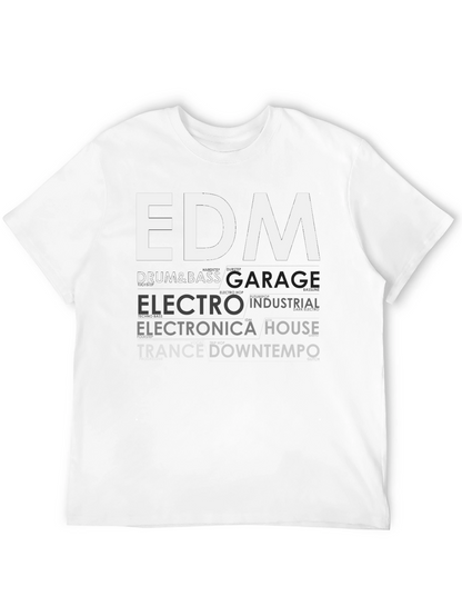 EDM Music Genres Graphic T-Shirt