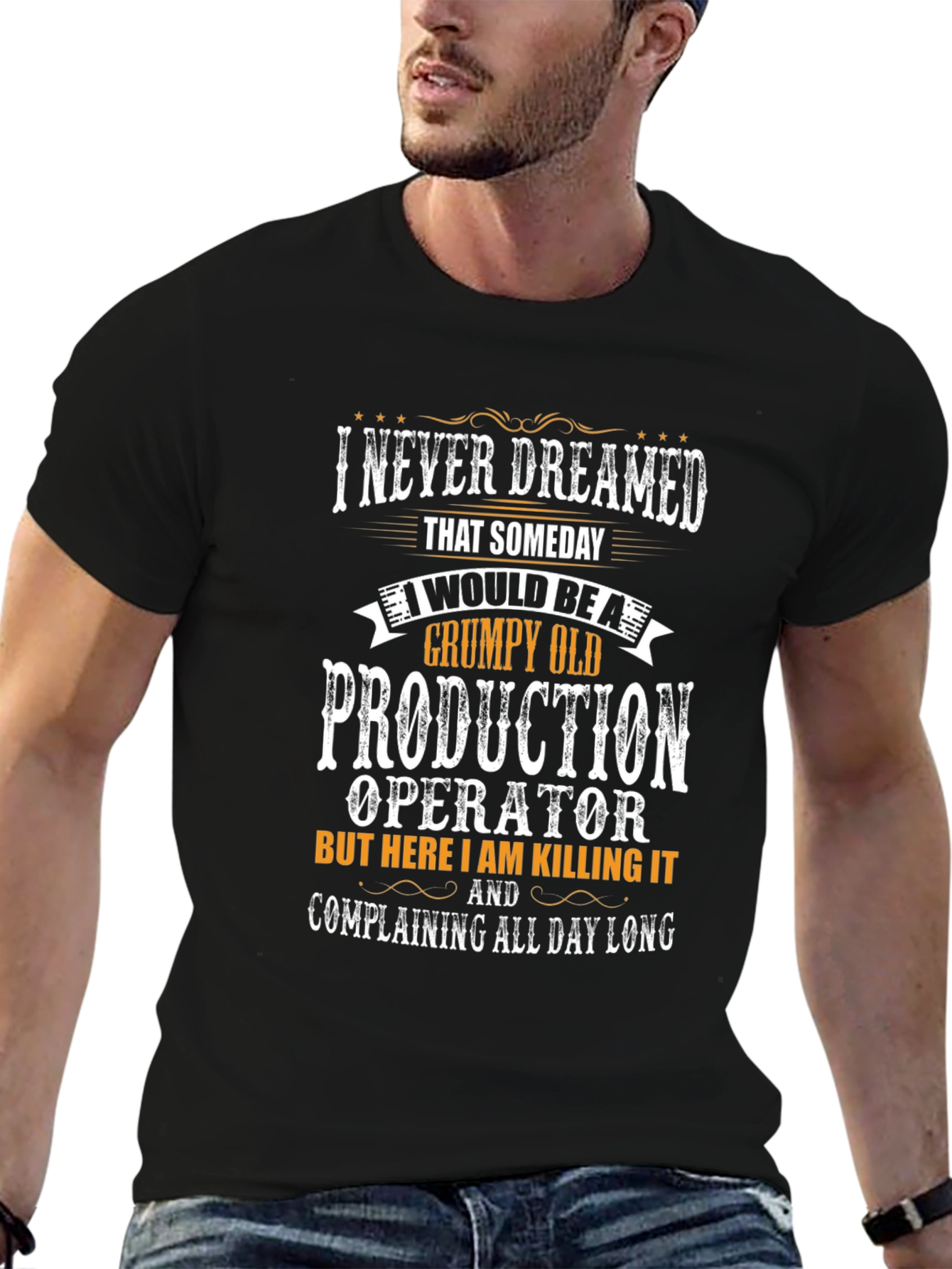 Grumpy Old Production Operator T-Shirt