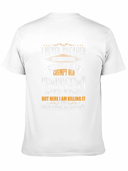 Grumpy Old Production Operator T-Shirt