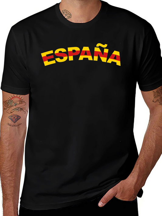 España Graphic Tee - Spain Flag Colors