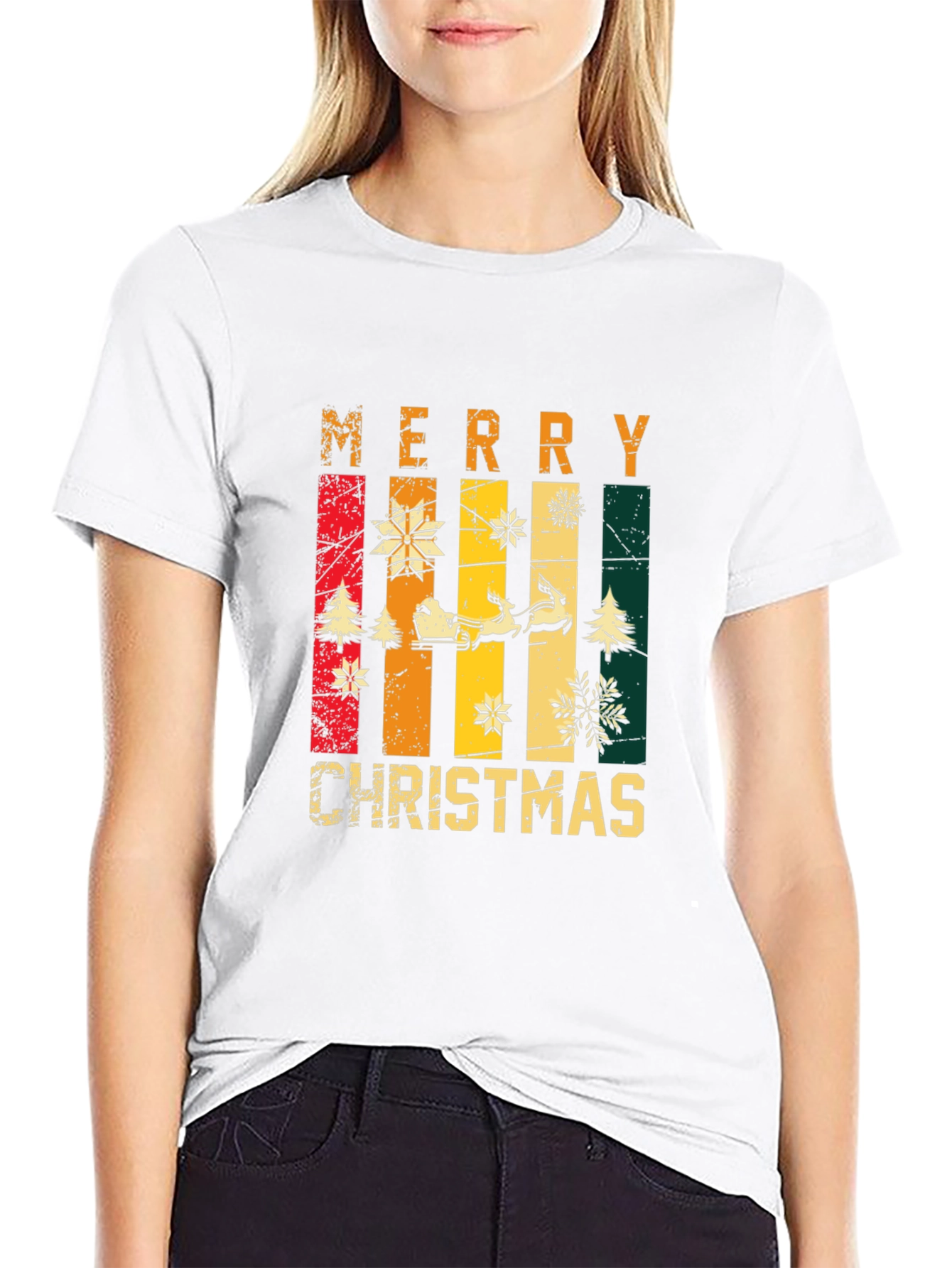 Merry Christmas Graphic Tee - Holiday Style!