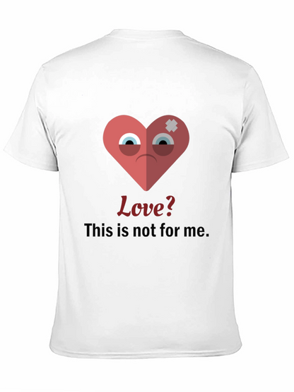 Sad Heart Graphic T-Shirt - Anti-Valentines Day Tee