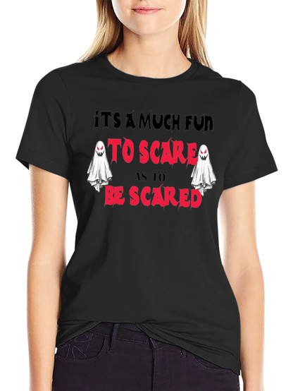 Spooky Fun T-Shirt - Halloween Ghost Design