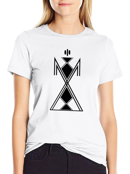 Geometric Graphic Black T-Shirt