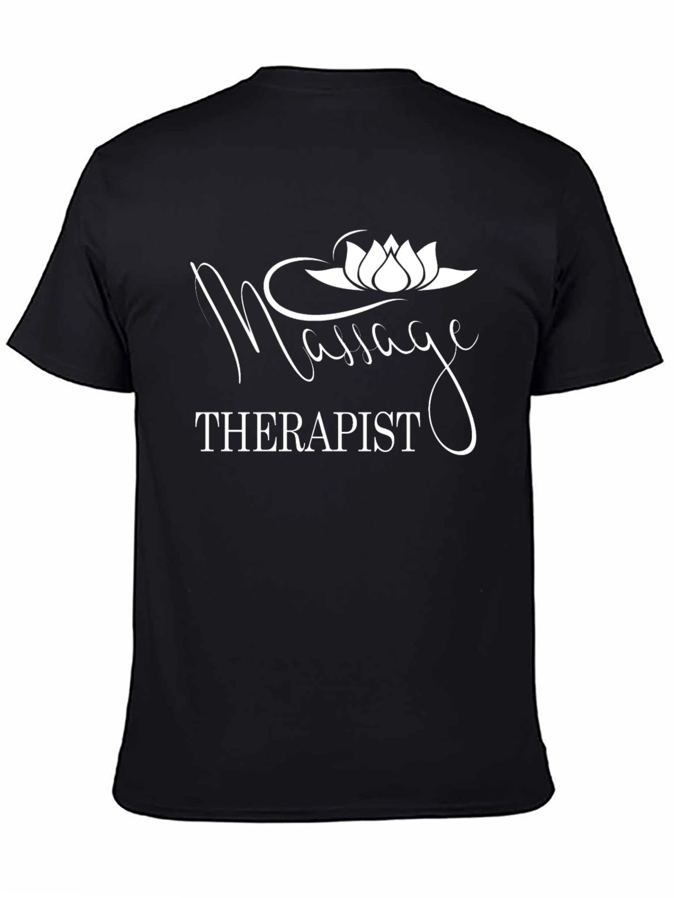 Massage Therapist Graphic Tee - Black