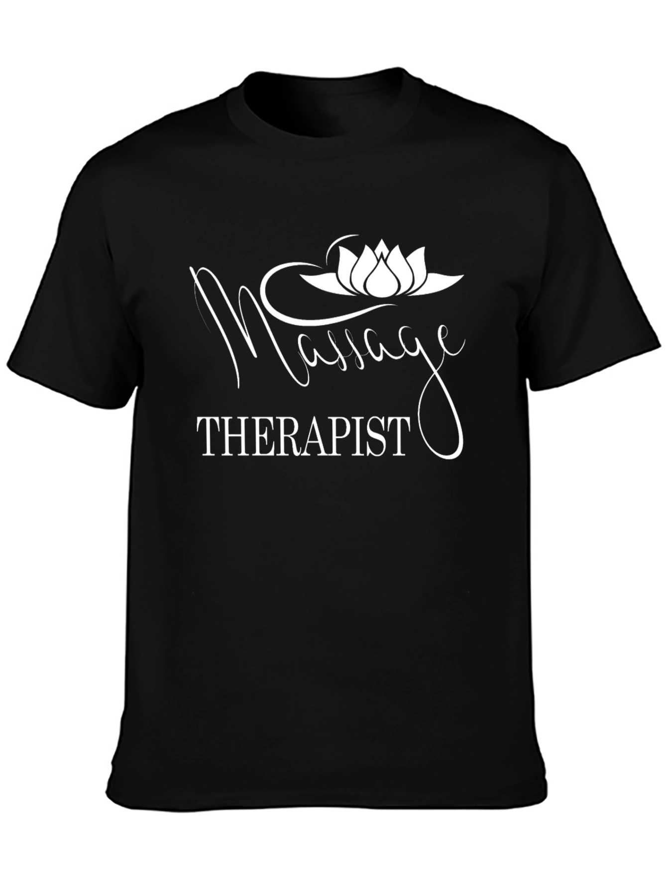 Massage Therapist Graphic Tee - Black