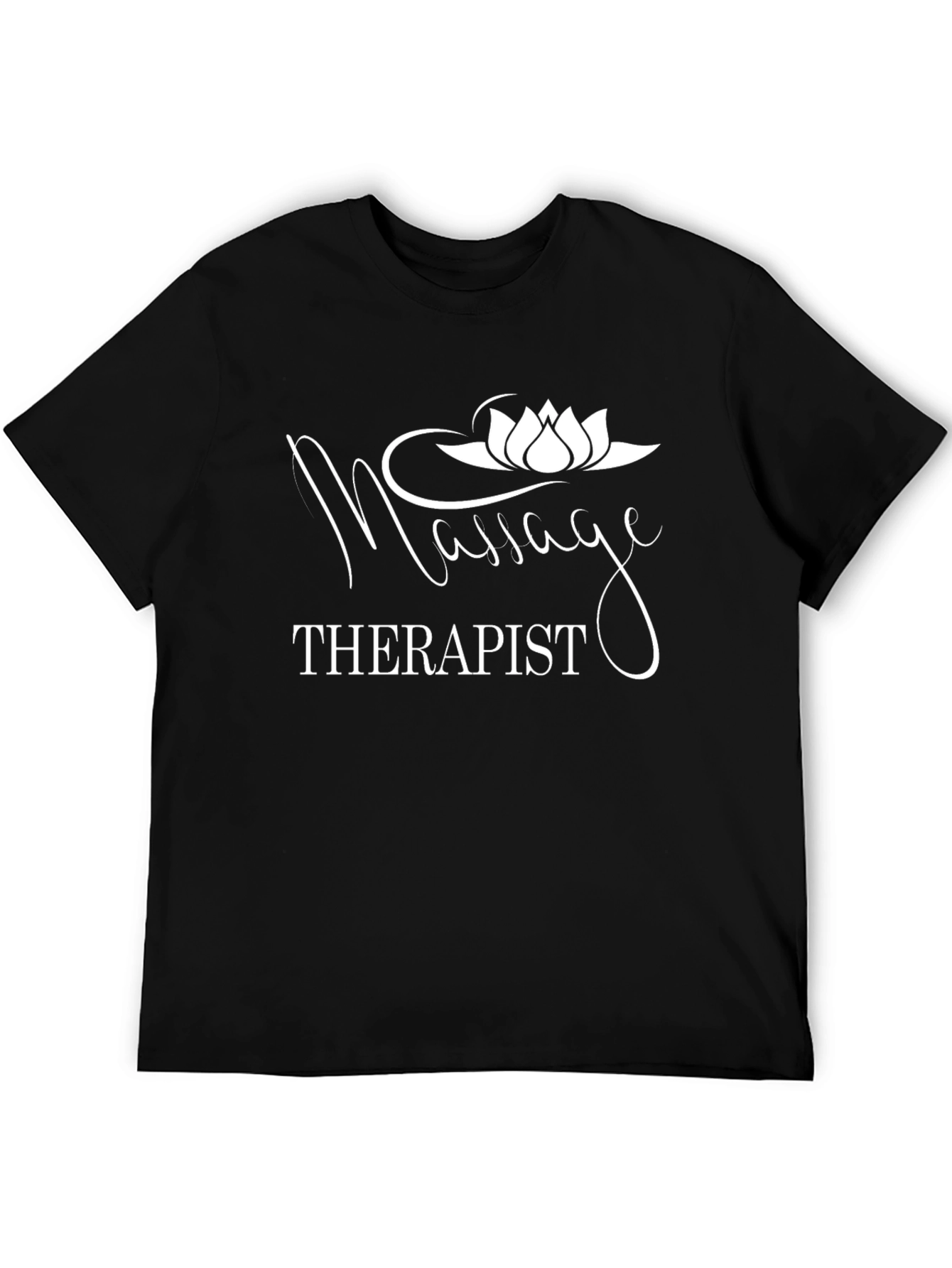 Massage Therapist Graphic Tee - Black
