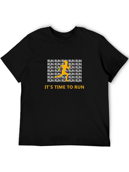 Run T-Shirt: Time to Run Graphic Tee