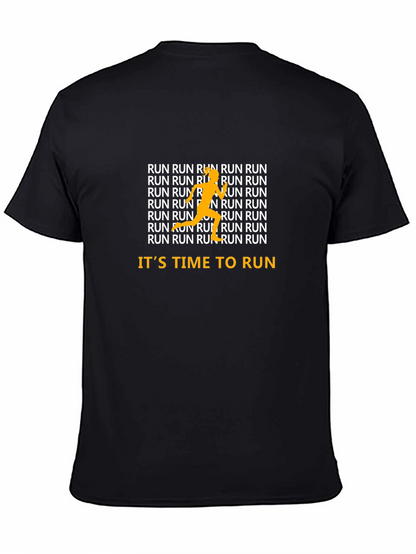 Run T-Shirt: Time to Run Graphic Tee