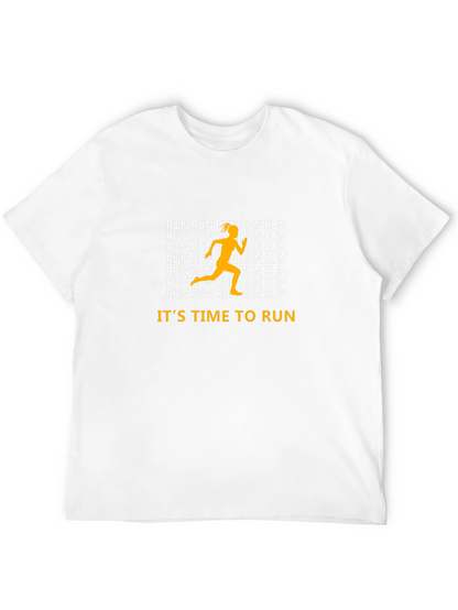 Run T-Shirt: Time to Run Graphic Tee