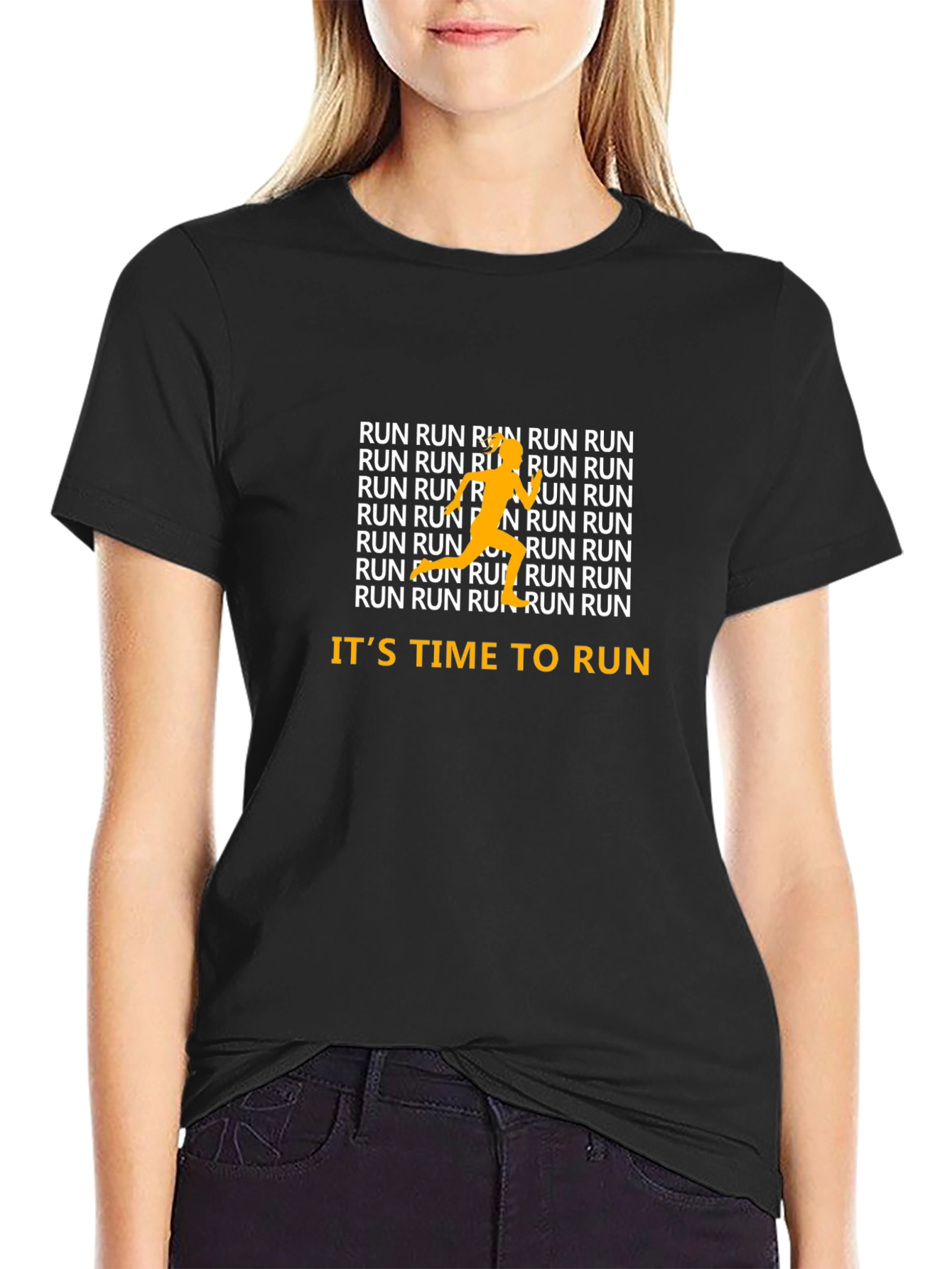 Run T-Shirt: Time to Run Graphic Tee