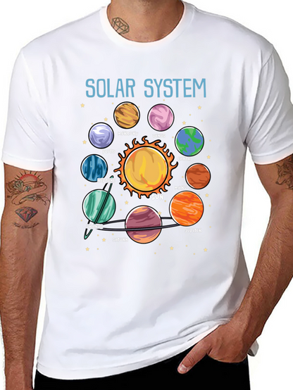 Solar System Planet Graphic T-Shirt