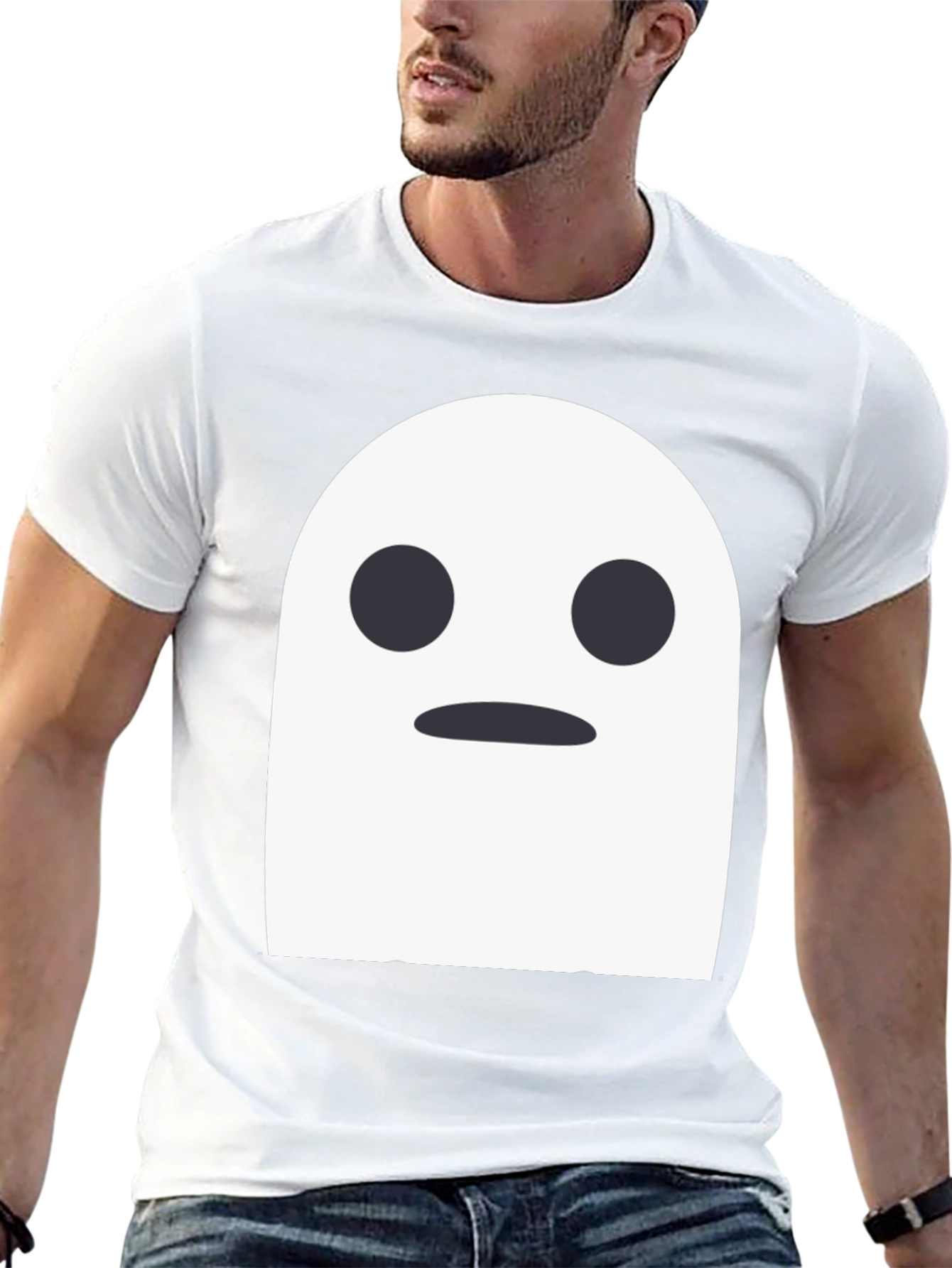 Ghost Graphic Tee -  Spooky Season Shirt