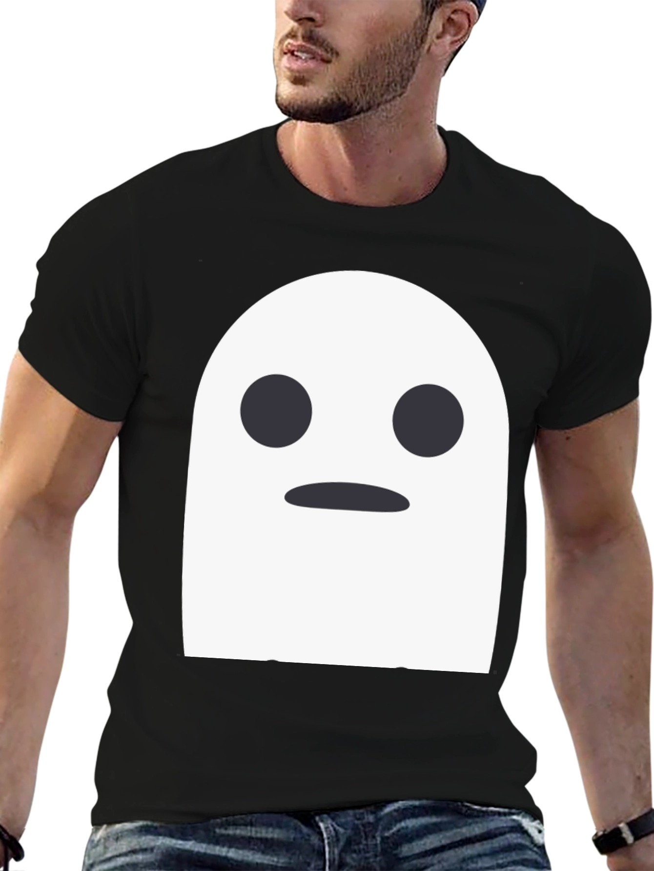 Ghost Graphic Tee -  Spooky Season Shirt