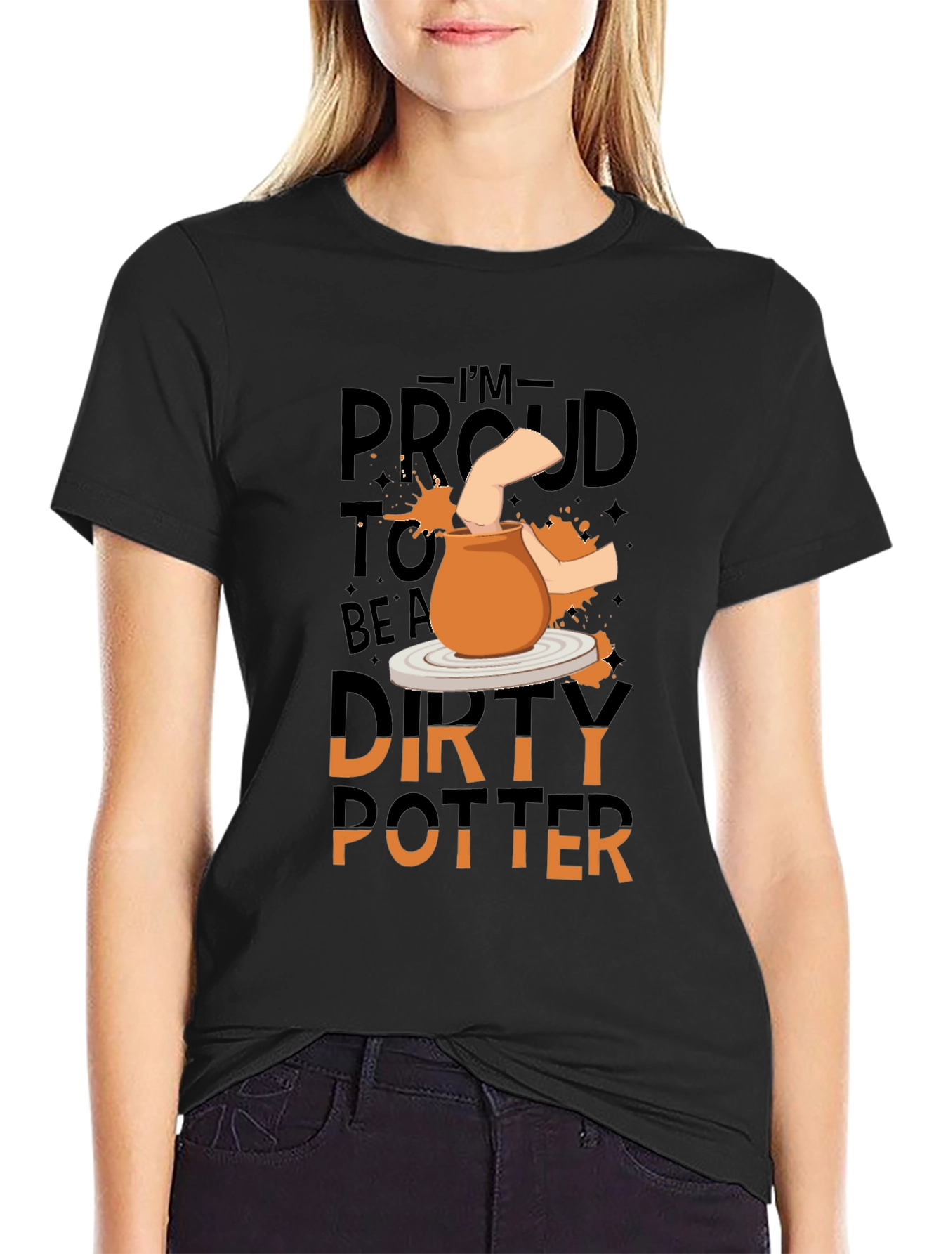 Proud Dirty Potter T-Shirt - Black