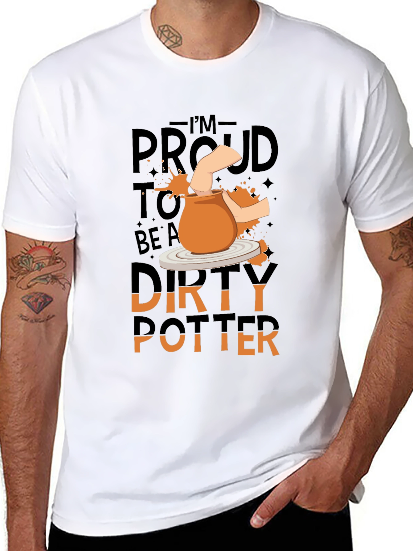 Proud Dirty Potter T-Shirt - Black