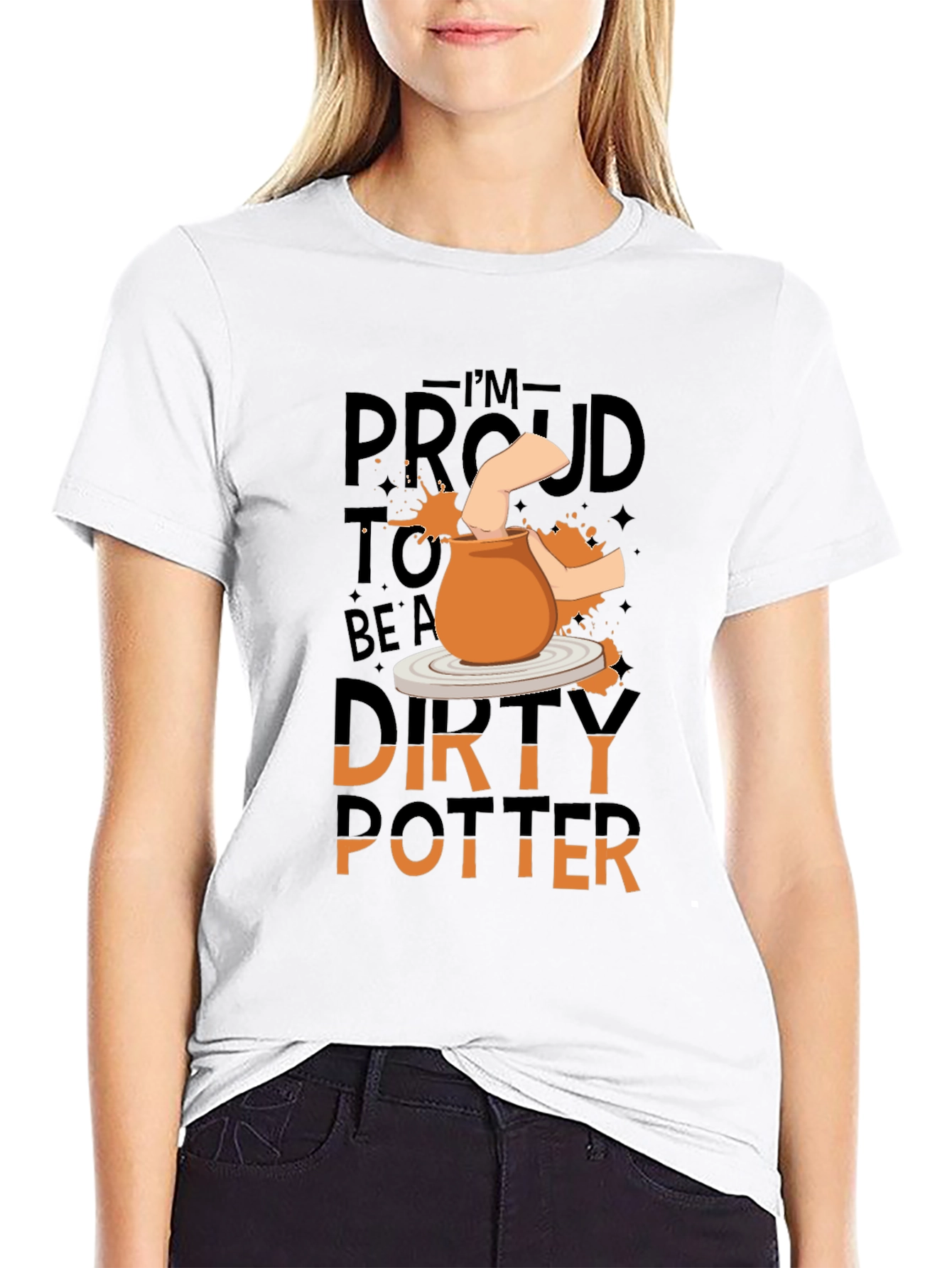 Proud Dirty Potter T-Shirt - Black
