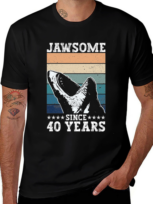 Jawsome Since 40 Years Graphic T-Shirt