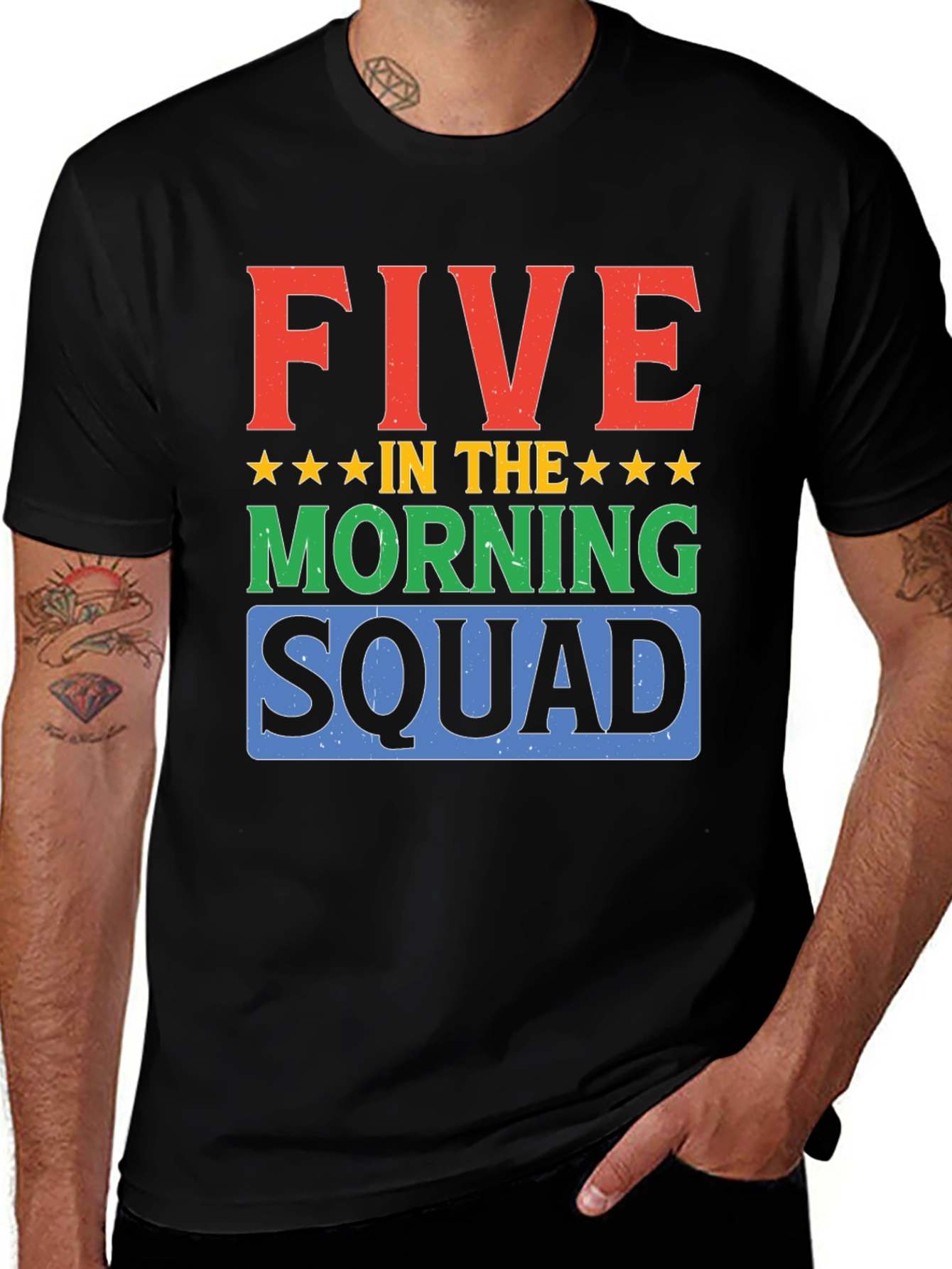 Five in the Morning Squad Graphic T-Shirt