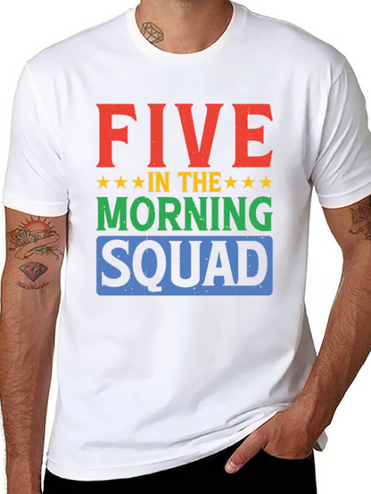 Five in the Morning Squad Graphic T-Shirt
