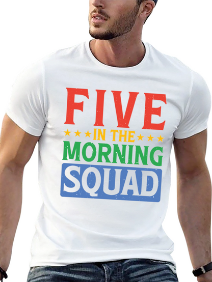 Five in the Morning Squad Graphic T-Shirt